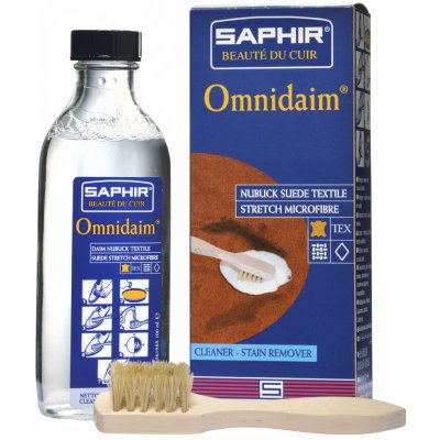 Saphir Čistící kapalina na semiš a nubuk Omnidaim 0214 100 ml – Zboží Mobilmania