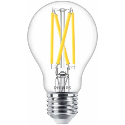 Philips LED žárovka LED E27 A60 5.9W = 60W 806lm 2700 Teplá bílá Filament Stmívatelná PHSWGD0010 – Zboží Mobilmania