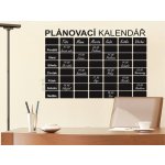 dekorace-steny.cz 299 - Samolepicí tabule - Plánovací kalendář - 80 x 115 cm – Zboží Dáma