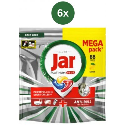 Jar Platinum Plus kapsle do myčky 6 x 88 ks – Zboží Mobilmania