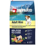 Ontario Adult Mini 7 Fish & Rice 6,5 kg – Sleviste.cz