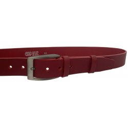 Penny Belts kožený opasek 504-R90 červený