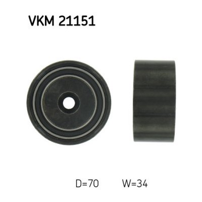 SKF vratná/vodicí kladka, ozubený řemen VKM 21151 – Zboží Mobilmania