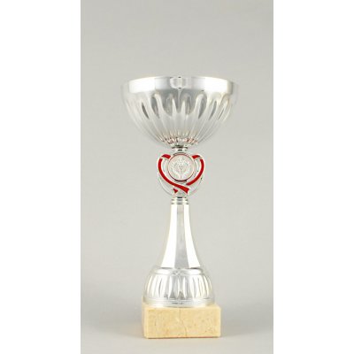 Stříbrný sportovní pohár se srdcem 19 cm 25 cm 25 cm – Sleviste.cz