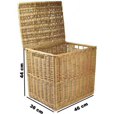 Home proutěný hranatý lakovaný 45x35x60 cm – Hledejceny.cz