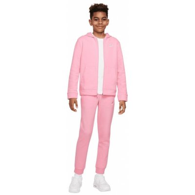 Nike Boys NSW Track Suit BF Core medium soft pink/medium soft pink/white – Zboží Mobilmania