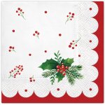 Ubrousky na dekupáž Vánoční cesmína – Zbozi.Blesk.cz