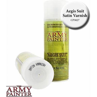 Army Painter Base Primer Aegis Suit Satin Varnish Spray – Zboží Mobilmania