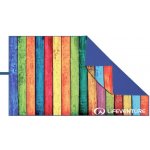 Lifeventure osuška Printed Soft Fibre Trek - Striped Planks 90 x 150 cm – Zboží Mobilmania