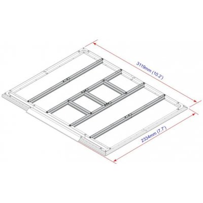 Duramax Podlahové profily pro domky 7,8 m2 Duramax 57202 – Hledejceny.cz