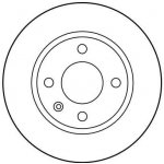 Brzdový kotouč TRW DF2775 - ŠKODA FAVORIT – Hledejceny.cz