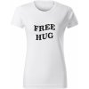 Dámská Trička Trikíto FREE HUG Bílá