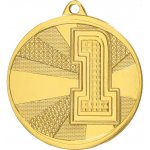Designová kovová medaile Stupně vítězů Zlatá 5 cm – Zboží Dáma