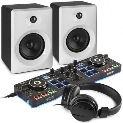 Hercules DJControl Starlight DJ Set s aktivními reproduktory – Zboží Mobilmania
