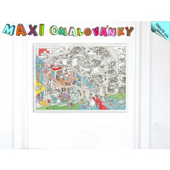 OMY Los Angeles Giant Coloring Poster