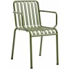 Zahradní židle a křeslo HAY Zahradní židle Palissade Armchair, Olive