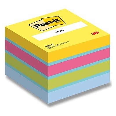 3M Post-it Mini samolepicí bloček 51 x 51 mm, mix Ultra barev, 400 lístků – Hledejceny.cz