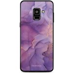 Pouzdro Mobiwear Glossy Samsung Galaxy A8 2018 - G050G - Fialový mramor – Hledejceny.cz