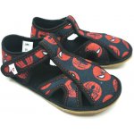 Ef Barefoot papuče Red Spider – Zboží Dáma