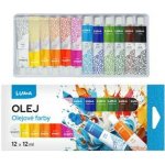 Barvy olejové sada 12 barev 12 ml – Sleviste.cz