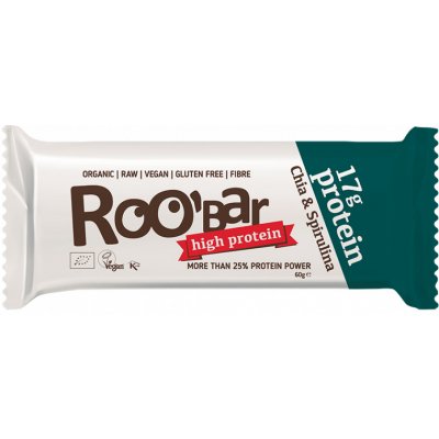 Roobar Proteinová Chia and spirulina BIO 60g – Zboží Mobilmania