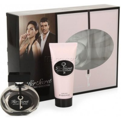 Antonio Banderas Her Secret EDT 80 ml + tělové mléko 100 ml dárková sada – Zbozi.Blesk.cz