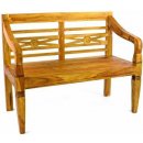Divero 2164 dřevěná zahradní lavice pro 2 osoby ve starožitném designu