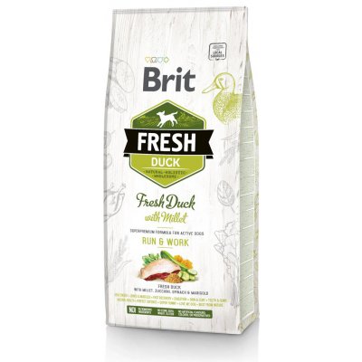 Brit Fresh Duck with Millet Active Run & Work 12 kg