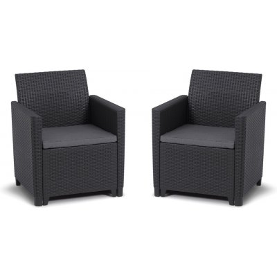 Keter MARIE DUO set grafit – Zboží Dáma