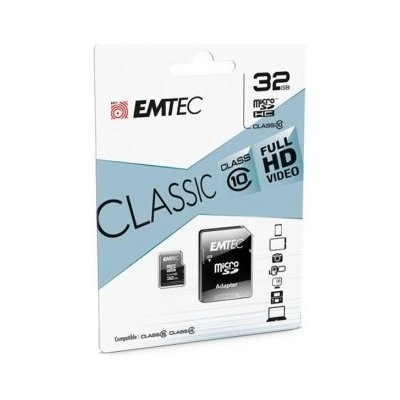 EMTEC SDHC Class 10 32 GB ECMSDM32GHC10CG – Hledejceny.cz