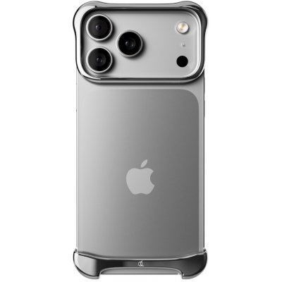 Arc Pulse - hliníkový ochranný rám pro iPhone 17 Pro Max, stříbrný – Zboží Mobilmania