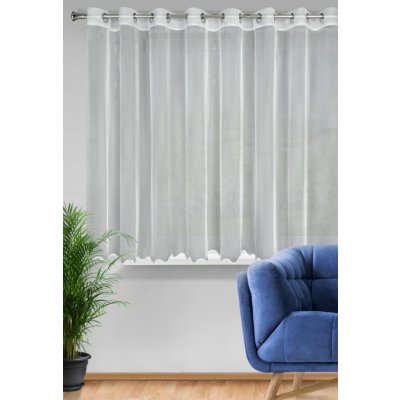 ZÁCLONA LIS 1 300X145 CM BÍLÁ – Hledejceny.cz