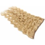 Clip pás 40cm vlnitý přírodní blond – Hledejceny.cz