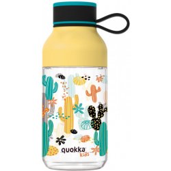 Quokka plastová láhev Ice Kids s poutkem 430 ml Cactus