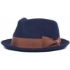 Klobouk Goorin Bros. trilby klobouk s hnědou stuhou Goorin Bros Fabyan Park modrý