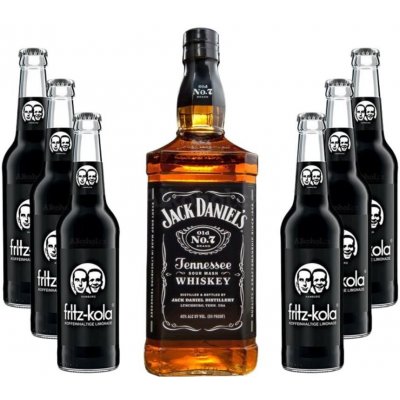 Jack Daniel's No.7 40% 0,7 l a Fritz Kola Original 6 x 0,33 l (set)
