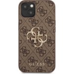 Guess Ochranný kryt pro iPhone 13 - Guess, 4G Logo Back Brown GUHCP13M4GMGBR – Zboží Mobilmania