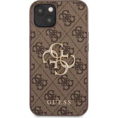 Guess Ochranný kryt pro iPhone 13 - Guess, 4G Logo Back Brown GUHCP13M4GMGBR – Zboží Mobilmania