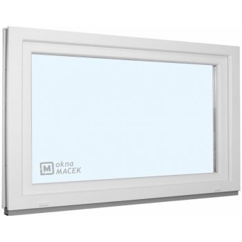KNIPPING Plastové okno - 70 AD, 1200x900 mm, S, bílá Sklo: čiré