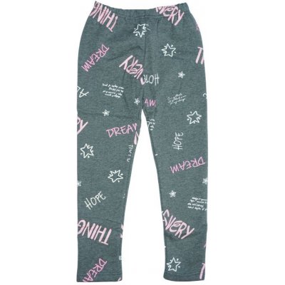 Sezon FN853 dívčí zateplené legíny šedé – Zboží Dáma