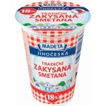 Madeta Jihočeská zakysaná smetana 18% 180 g – Zboží Dáma