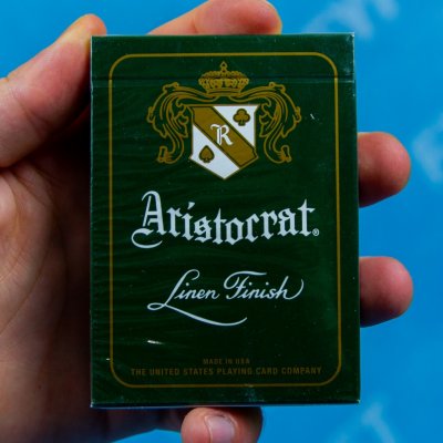 Theory11 Aristocratspremiové karty na kouzlení cardistry a poker Zelená – Zbozi.Blesk.cz