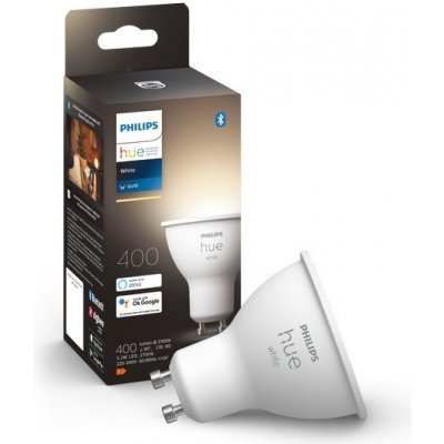 Philips Hue 8719514340060 LED žárovka 1x5,2W GU10 400lm 2700K Bluetooth, White, bílá – Zboží Mobilmania