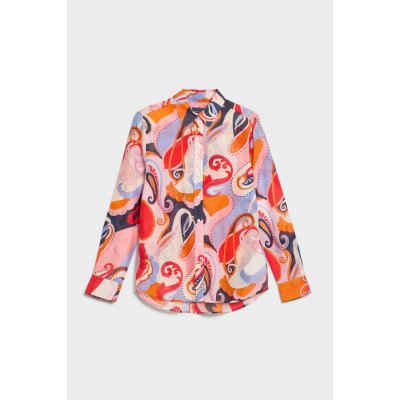 Gant D1. Reg Ular paisley shirt růžová – Zboží Mobilmania