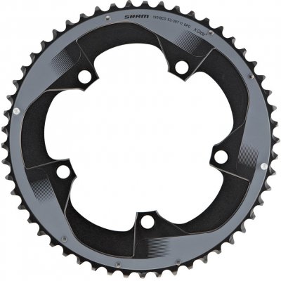 Převodník SRAM Road Force22 X-Glide R 53T Yaw S3 130 mm Al černý (53-39) – Hledejceny.cz