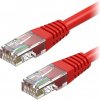 síťový kabel AlzaPower APW-CBP5EU0050R Patch CAT5E, UTP, 5m, červený
