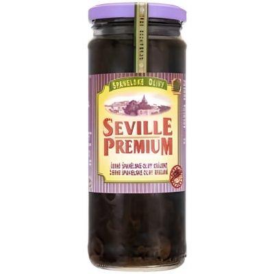 Seville Premium Černé olivy krájené 450g