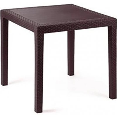 Mega Plast RATAN LUX 73 x 75,5 x 75,5 cm wenge – Hledejceny.cz