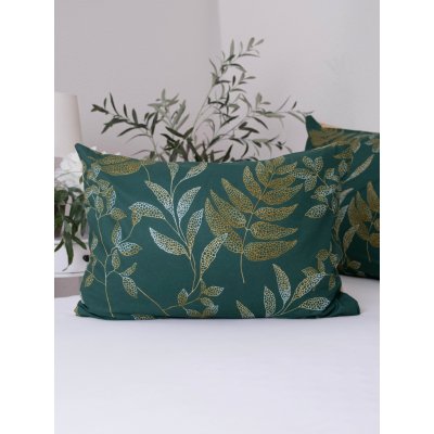 MKLuzkoviny.cz bavlna Renforcé Gabriela tmavě zelený 50 x 70 cm – Hledejceny.cz