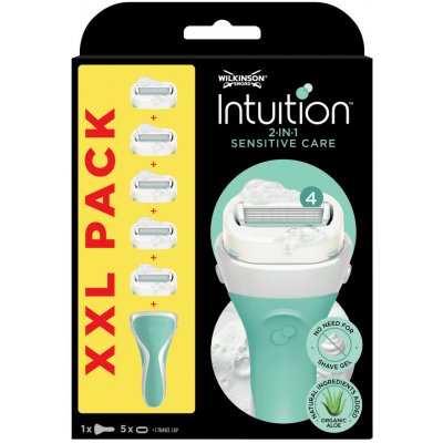 Wilkinson Sword Intuition Sensitive Care + 5 ks hlavic – Zboží Mobilmania